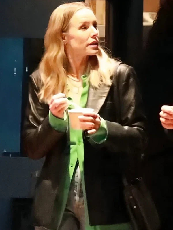 Nobody-Wants-This-2024-Kristen-Bell-Black-Leather-Blazer