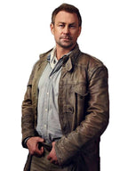 Grant Bowler Defiance Brown Leather Jacket