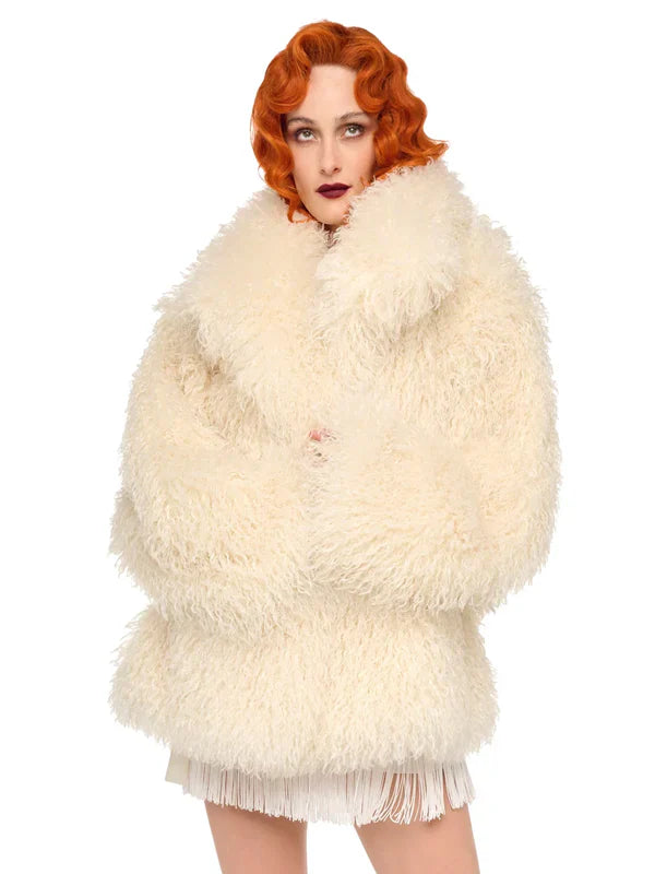 Norma Kamali Faux Fur Coat