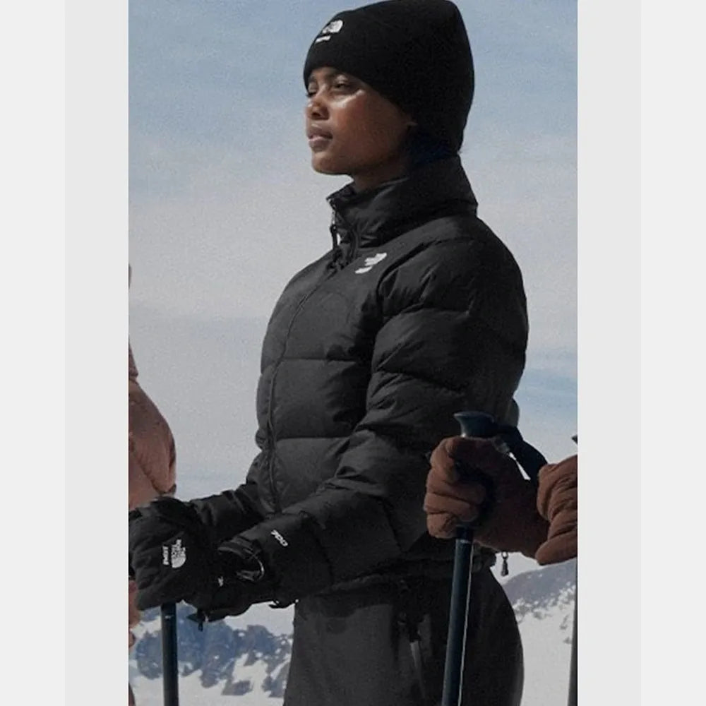 North-Face-x-Skims-Black-Puffer-Jacket