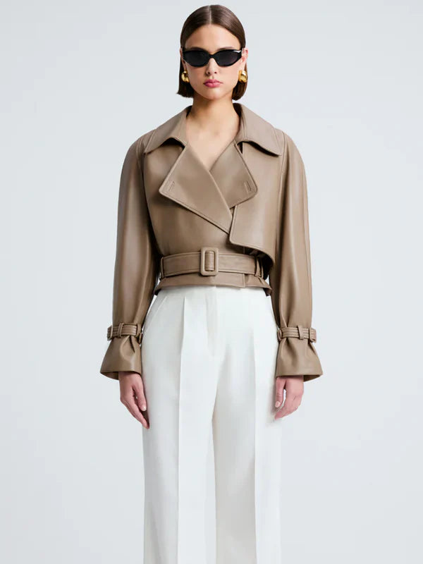 Nour Hammour Leather Jacket Dupe For Sale