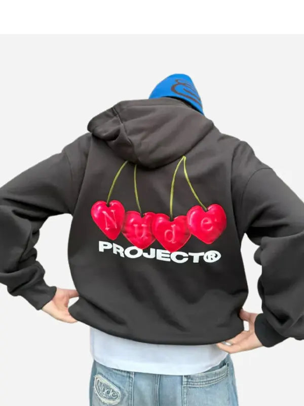 Nude Project Cherry Hoodie - Print