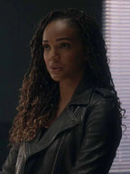 The Rookie S08 Nyla Harper Black Leather Jacket