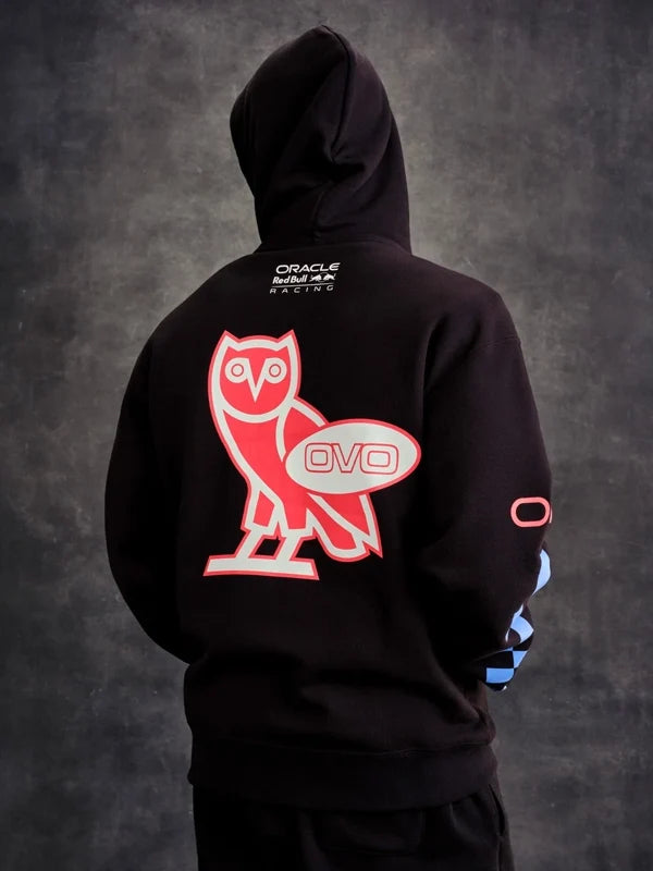 Ovo Red Bull Racing Finish LINE Black Hoodie