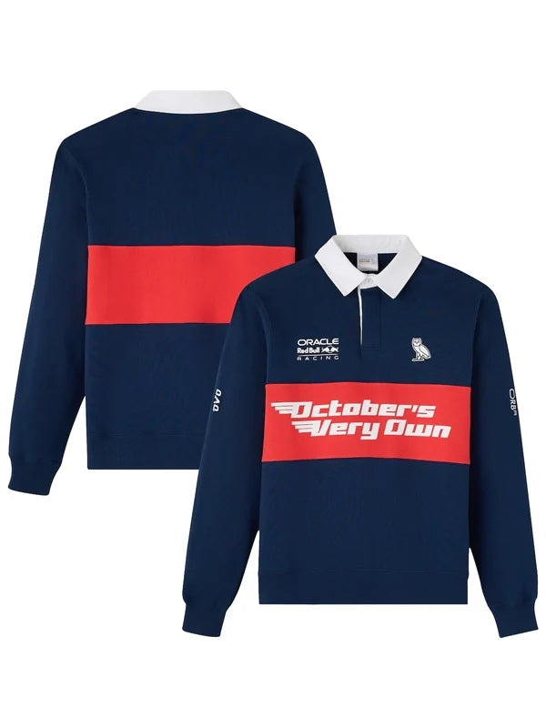 Ovo X Red Bull Racing Fleece Rugby Sweatshirt