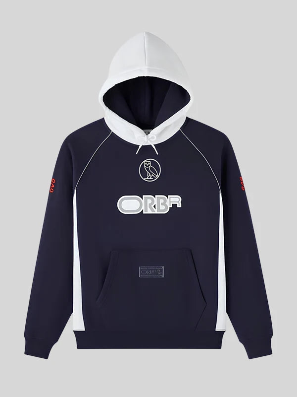 Ovo Red Bull Racing Pit Crew Color Block Hoodie Red Bull Navy