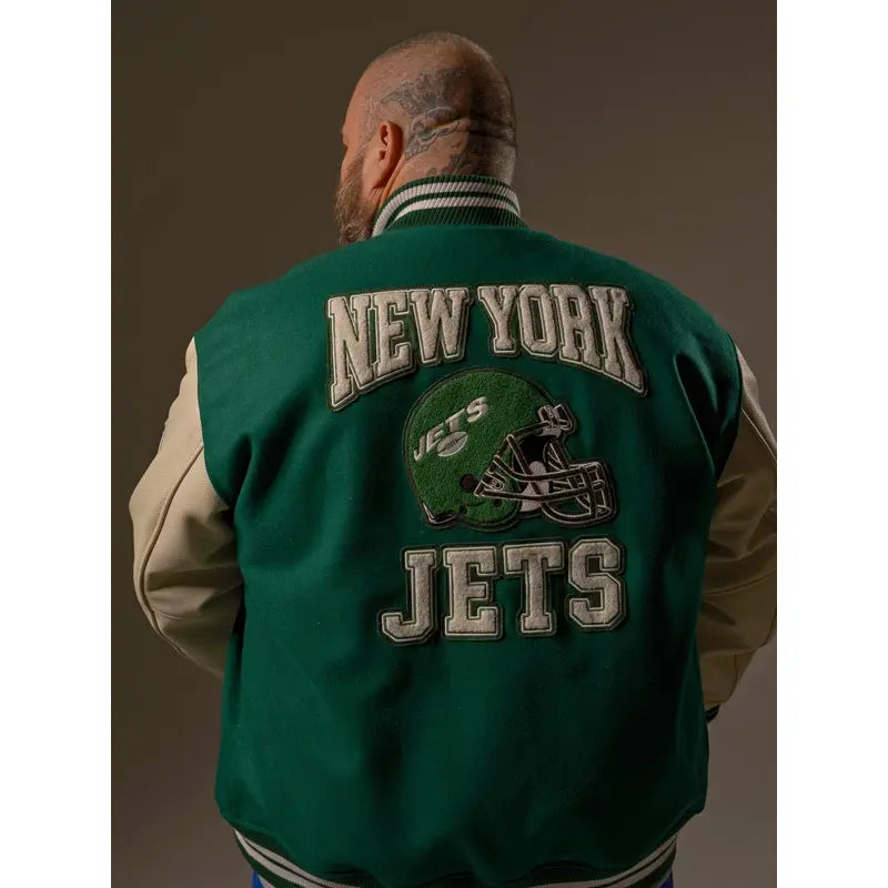 OVO x NFL New York Jets Varsity Jacket