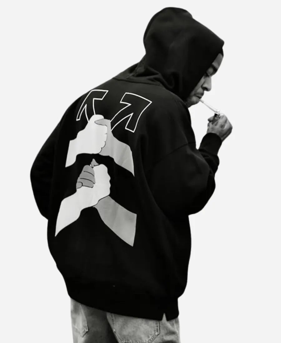 Off White x Kid Cudi Be Human Hoodie