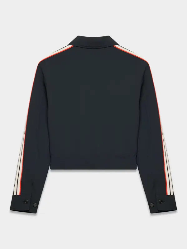 Off Campus 2026 Mika Abdalla Black Bomber Jacket