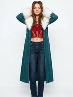 Off Campus S01 2026 Allie Hayes Denim Coat