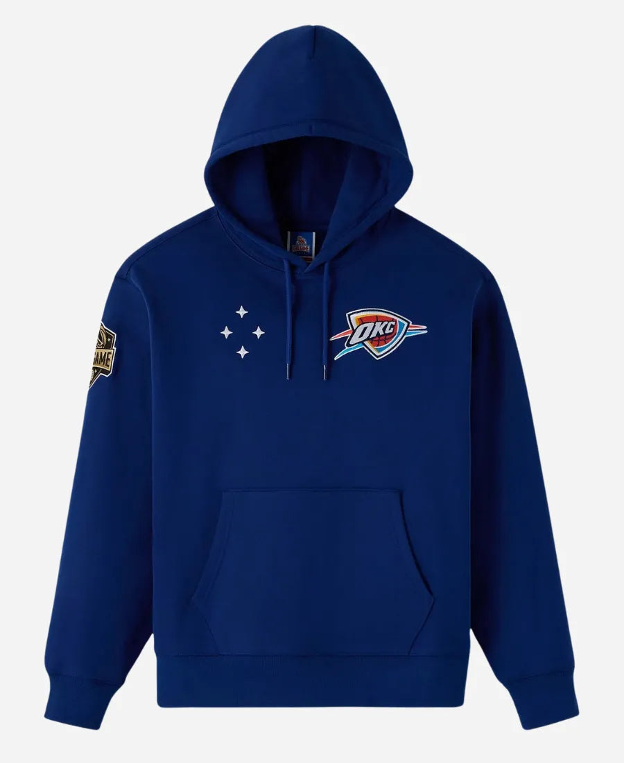Oklahoma City Thunder x OVO Blue Hoodie