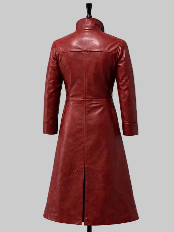 One-Piece-Mr-5-Red-Leather-Coat-Back