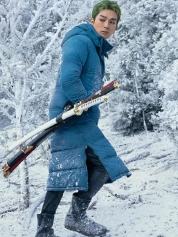 One-Piece-S02-Roronoa-Zoro-Blue-Puffer-Coat