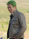 One-Piece-S02-Roronoa-Zoro-Gray-Leather-Jacket