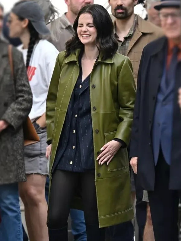Only Murders in the Building S06 Selena Gomez Green Coat