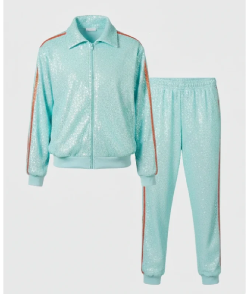 Opalite Taylor Swift Sequin Mint Green Tracksuit
