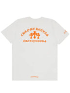Orange-And-White-Chrome-Hearts-Shirt