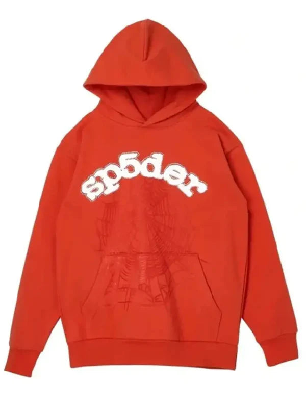 Orange-Logo-Spider-Worldwide-Hoodie