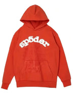 Orange-Logo-Spider-Worldwide-Hoodie