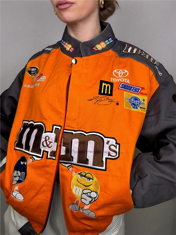 Orange-M&M-Nascar-Jacket