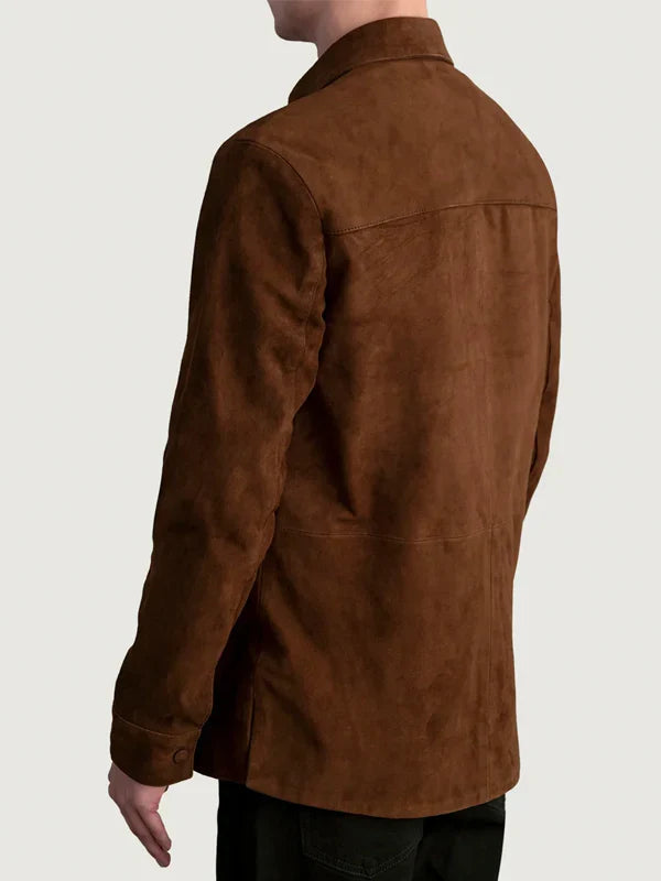 Order Brown Suede Shirt