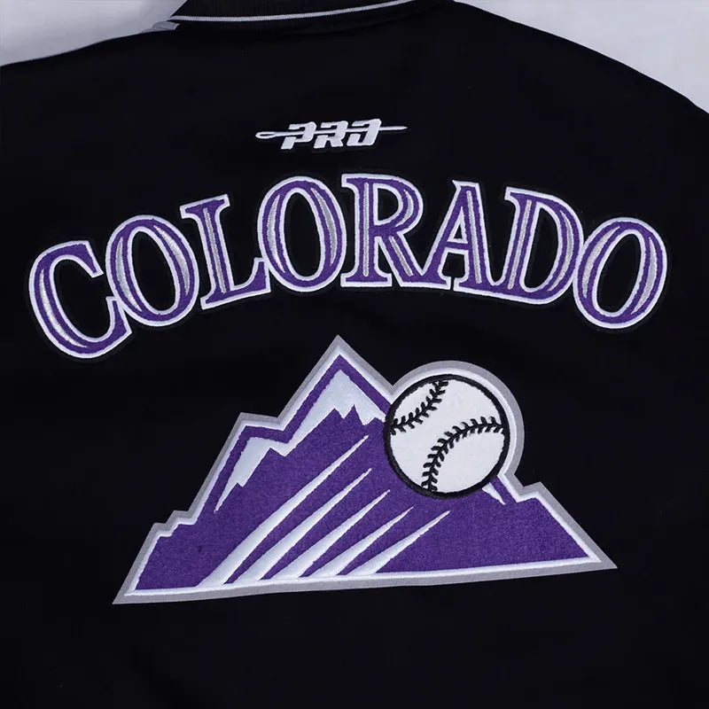 Order Colorado Rockies Current Logo Game Day Eggshell Black Jacket