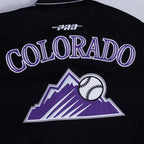 Order Colorado Rockies Current Logo Game Day Eggshell Black Jacket