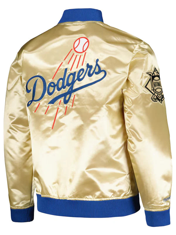 Buy Dodgers Satin Bomber Jacket