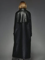 Order Missguided Leather Trench Coat