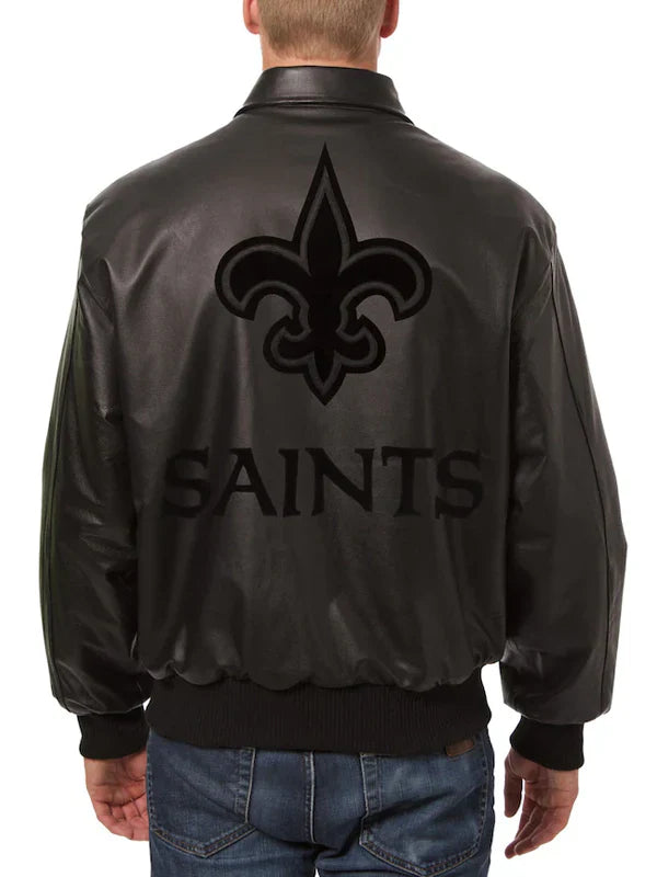 New Orleans Saints Leather Jacket
