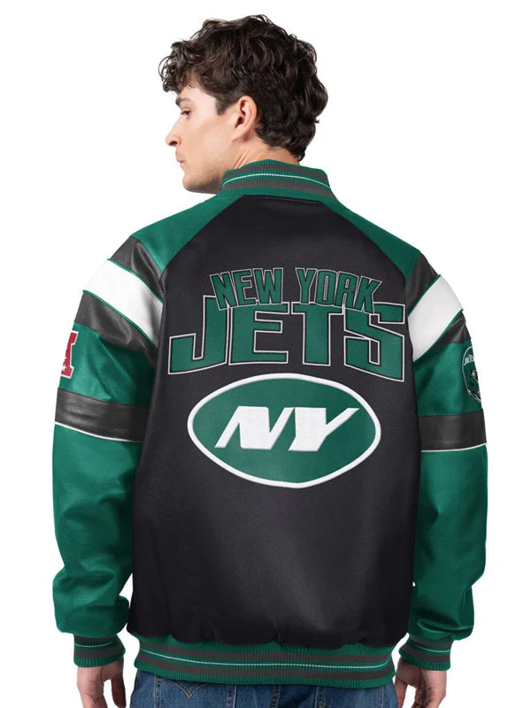 Order New York Jets Leather Jacket
