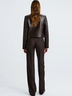 Order Nour Hammour Leather Jacket Bleeker