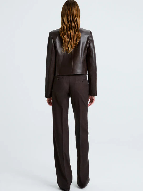 Order Nour Hammour Leather Jacket Bleeker