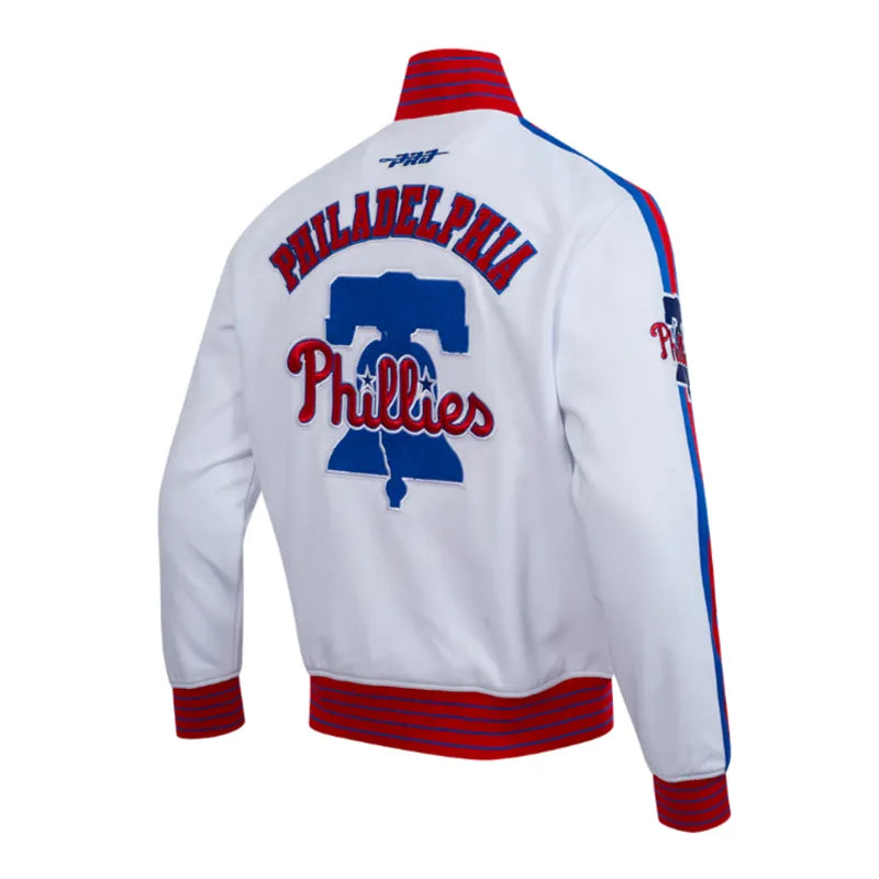 Order Philadelphia Phillies Current Logo Game Day White Jacket