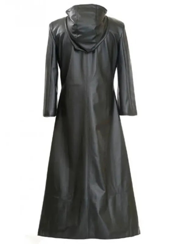 Organization XIII Kingdom Hearts Enigma Leather Hooded Coat