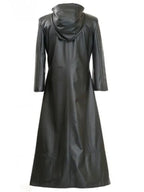 Organization XIII Kingdom Hearts Enigma Leather Hooded Coat