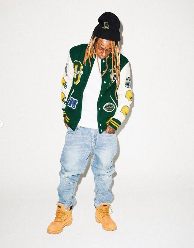 OVO X NFL Green Bay Packers Varsity Jacket