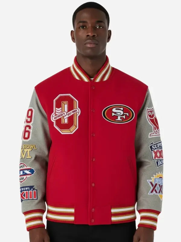 Ovo 49ers Varsity Jacket