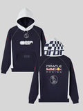 Ovo Red Bull Racing Pit Crew Color Block Hoodie Red Bull Navy