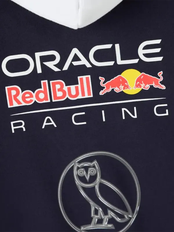 Ovo Red Bull Racing Pit Crew Color Block Hoodie Red Bull Navy