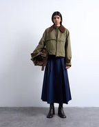 Womens Padded Denim Barn jacket