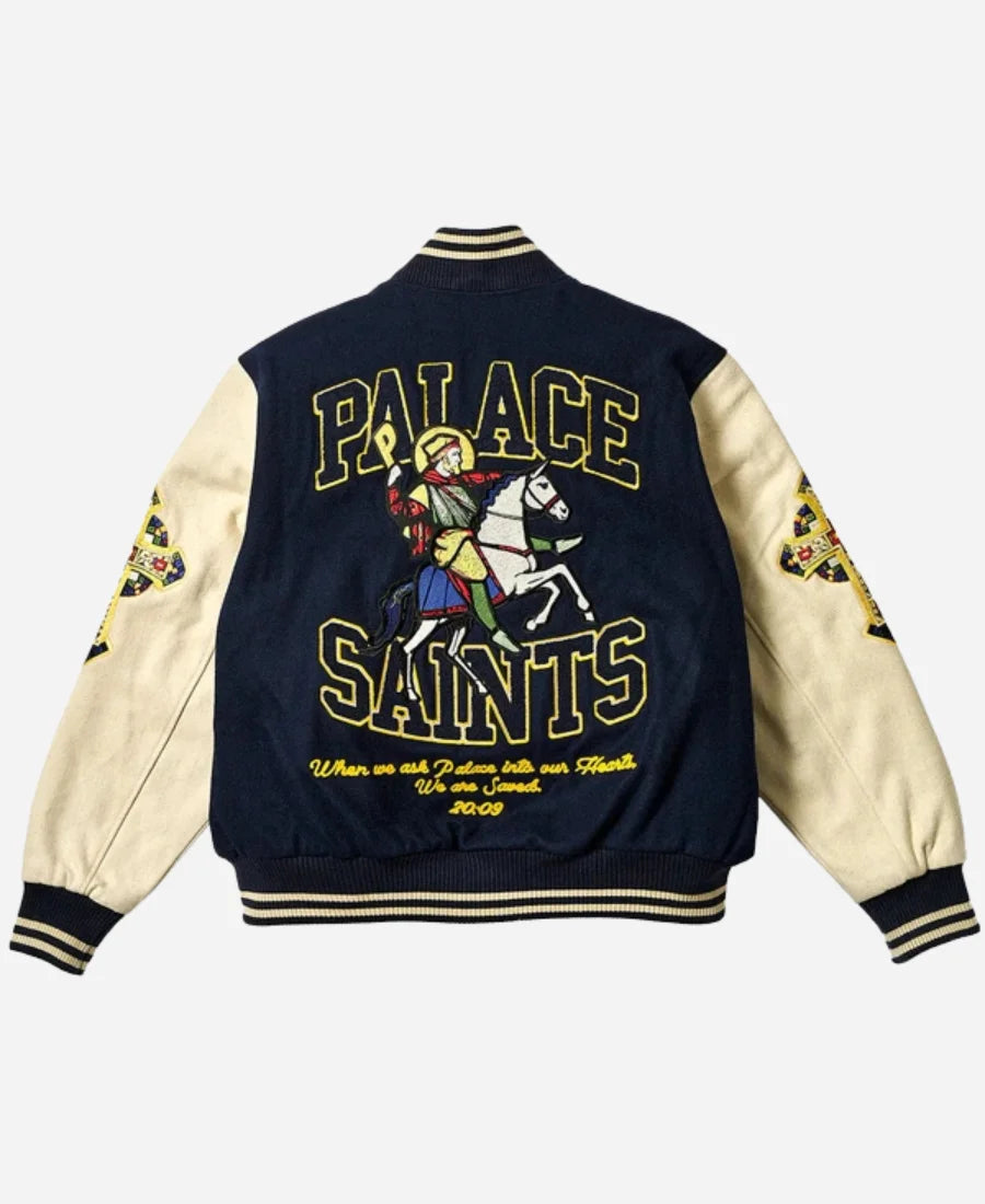 Palace-Saints-Blue-Bomber-Jacket-Back
