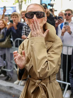 Paris Celine Dion Beige Coat