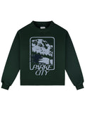 Parke Sport Graphic Mockneck Sweatshirt