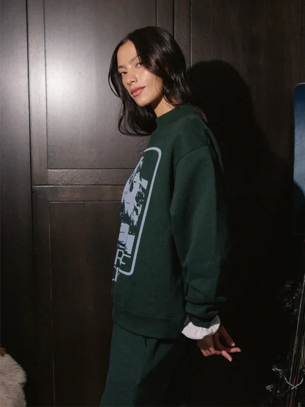 Parke Sport Graphic Mockneck Sweatshirt