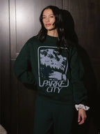Parke Sport Graphic Mockneck Sweatshirt