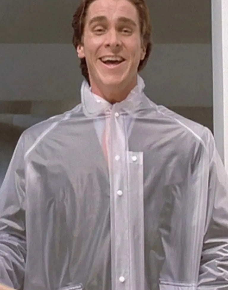 Patrick Bateman Raincoat For Sale