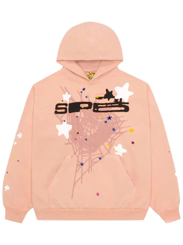 Peach-Bellini-Sp5der-Hoodie
