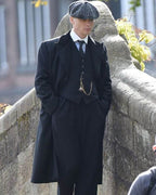 Peaky Blinders Thomas Shelby Black Trench Coat