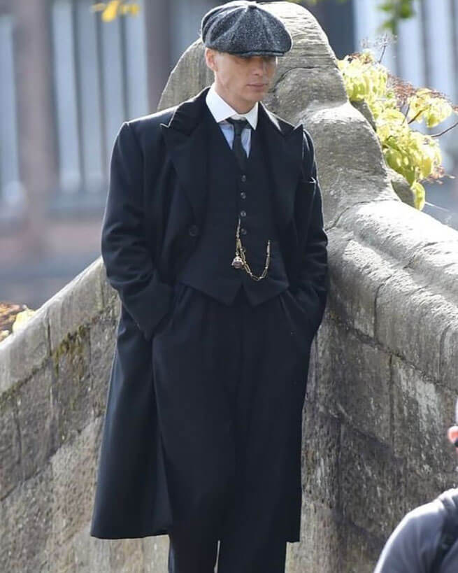 Peaky Blinders Thomas Shelby Black Trench Coat